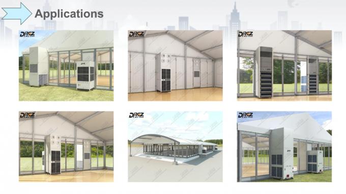 Drez Airconの床の展覧会のテントの冷却のための地位によって包まれるテントの空気調節
