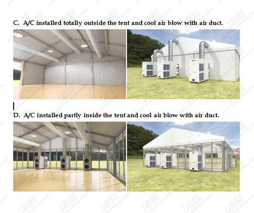 Drez 15HPの党でき事のテントの/暖房のための移動式冷暖房装置冷却